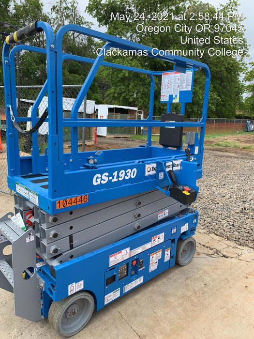 2020 Genie GS-1930 Standard Machine, 800W Inverter