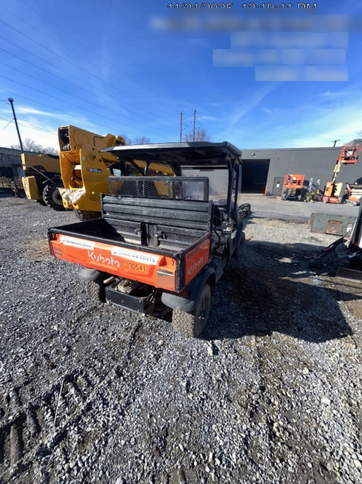 2022 Kubota RTV-X1140W-H Plastic Canopy, Windshield Acrylic Clear, LED Strobe Light, Wire Harness Kit, Back up Alarm