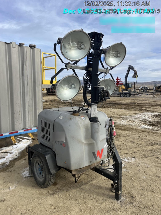 2019 Wacker Neuson LTV6L-MH Wacker Neuson LTV6L Mobile Light Tower w/Fuel Level Sensor Installed