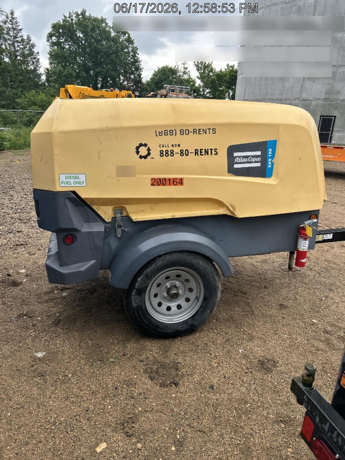 2022 ATLAS COPCO XAS188 CWK
