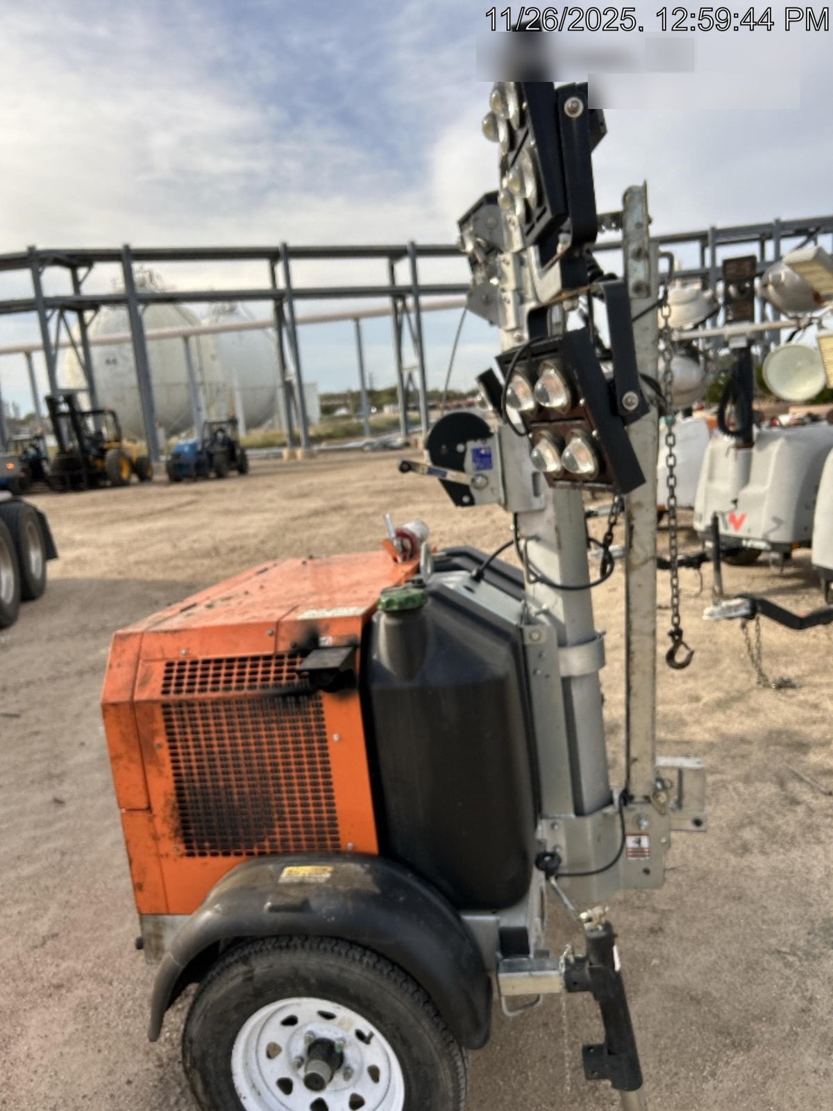 2024 Wanco WLTT-4MM4K Diesel, Deep Sea Controller, Shore Power Plug, Auto Start, (4) 350W LED Floodlights, 4kW Generator, 60 Gal Fuel Tank, 2" Ball, T3