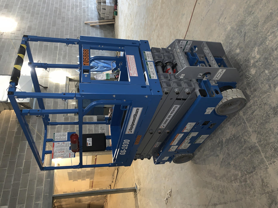 2020 Genie GS-1930 Solid Non Marking Tires, Beacon, Folding rails with half height swing gate