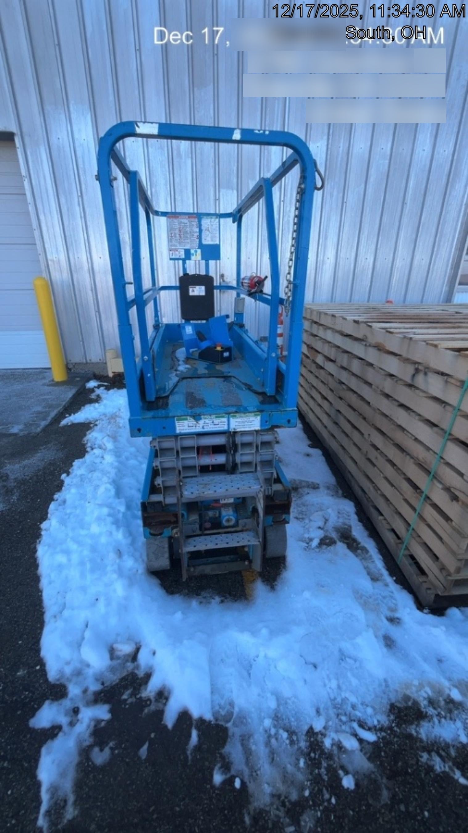 2019 Genie GS-1930 Fixed rails with chain Entry