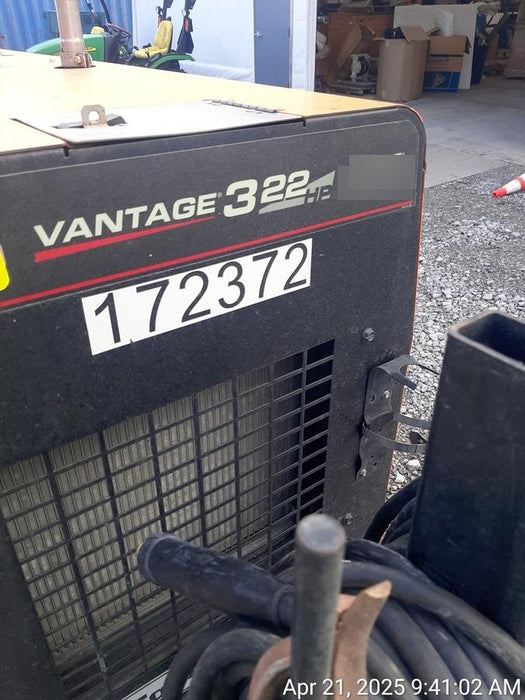 2021 Lincoln Electric Vantage 322 Vantage 322 Ready Pak 3 w/ Decals, ORANGE (includes trailer, cable rack, fender light kit) NO Telematics