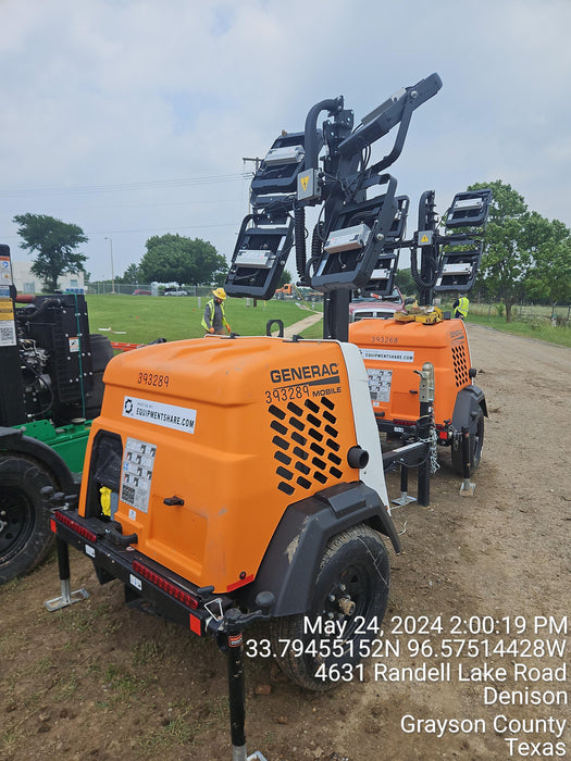 2024 Generac MLT2 Diesel, Flex Switch 120V Input, Powerzone Controller, 
(4) 320W LED Lights, 4kW Generator, 39.9 Gal Fuel Tank, 2" Ball, T3