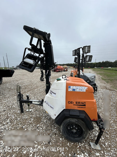 2023 Generac MLT2 Diesel, Flex Switch 120V Input, Powerzone Controller, 
(4) 320W LED Lights, 4kW Generator, 39.9 Gal Fuel Tank, 2" Ball, T3