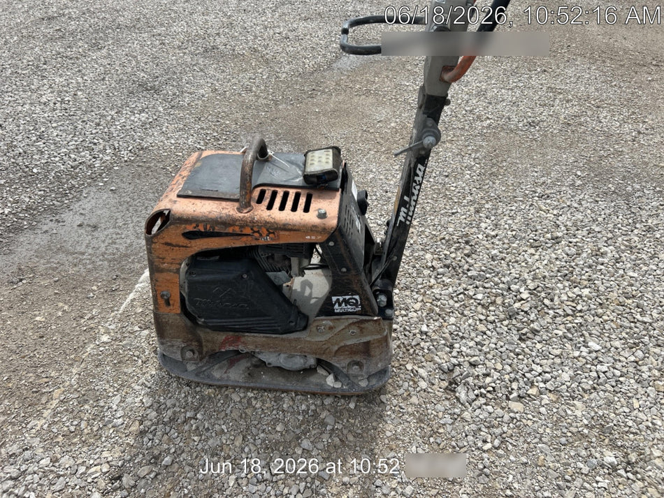 2023 Multiquip MVH158 Honda GX200, 17" Plate, Gas
