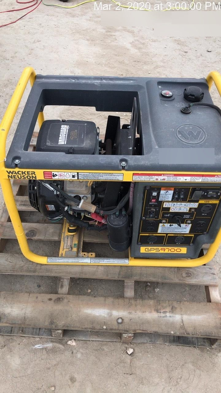 2018 WACKER NEUSON GPS9700V