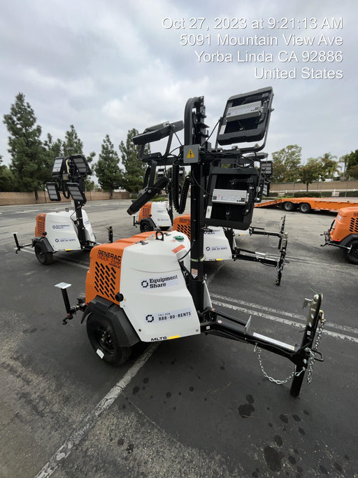 2023 Generac MLT2 Diesel, Flex Switch 120V Input, Powerzone Controller, (4) 320W LED Lights, 4kW Generator, 39.9 Gal Fuel Tank, 2" Ball, T3