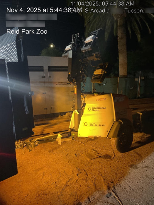 2024 Generac MLT2 Diesel, Flex Switch 120V Input, Powerzone Controller, 
(4) 320W LED Lights, 4kW Generator, 39.9 Gal Fuel Tank, 2" Ball, T3