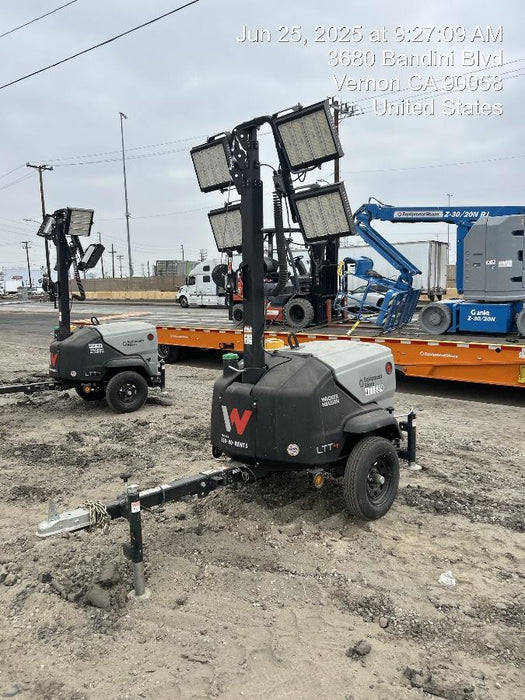 2024 Wacker Neuson LTT4 Diesel, Kohler KDW702, Deep Sea Controller, Auto Start, LED 320W, Bypass Outlet, T3