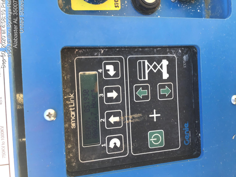 2019 Genie GS-1930 Fixed Rails with Chain Entry