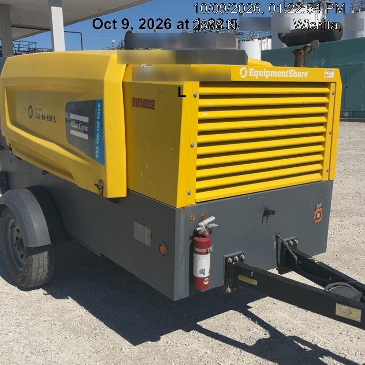 2023 ATLAS COPCO XAS 400-150 PACE