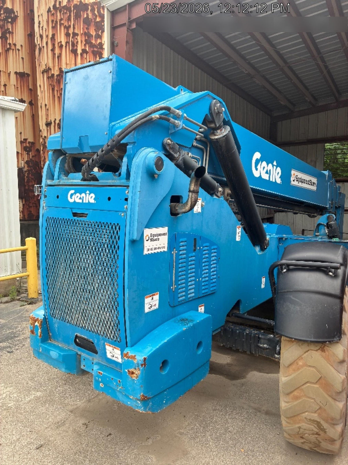 2018 Genie GTH-1056 Genie GTH-1056 w/ROPS, Work Lights, Solid Tires, RH Cab Mesh, Beacon, 60" Carriage and Forks