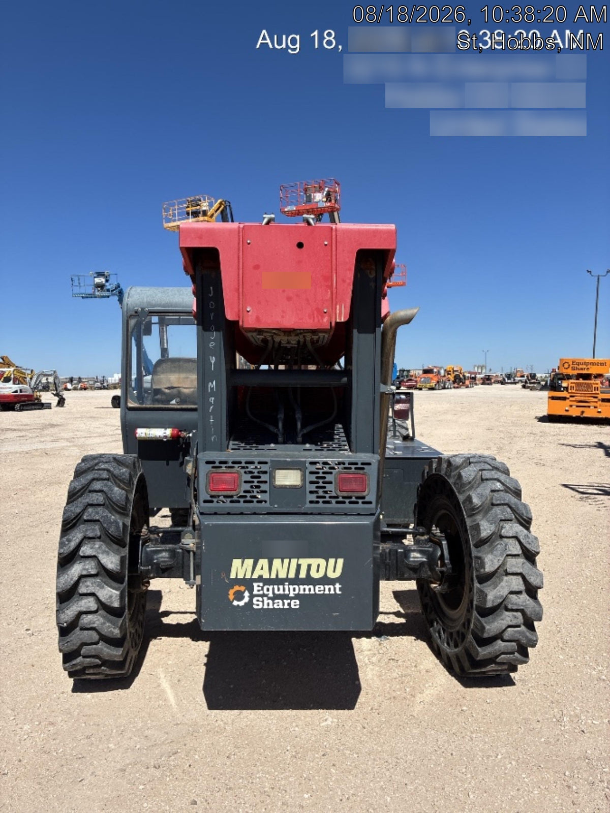 2018 MANITOU MTA10055