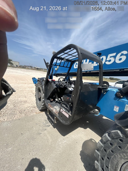 2017 Genie GTH-1056 Genie GTH1056, Solid Tires, 60" carriage, Open ROPS