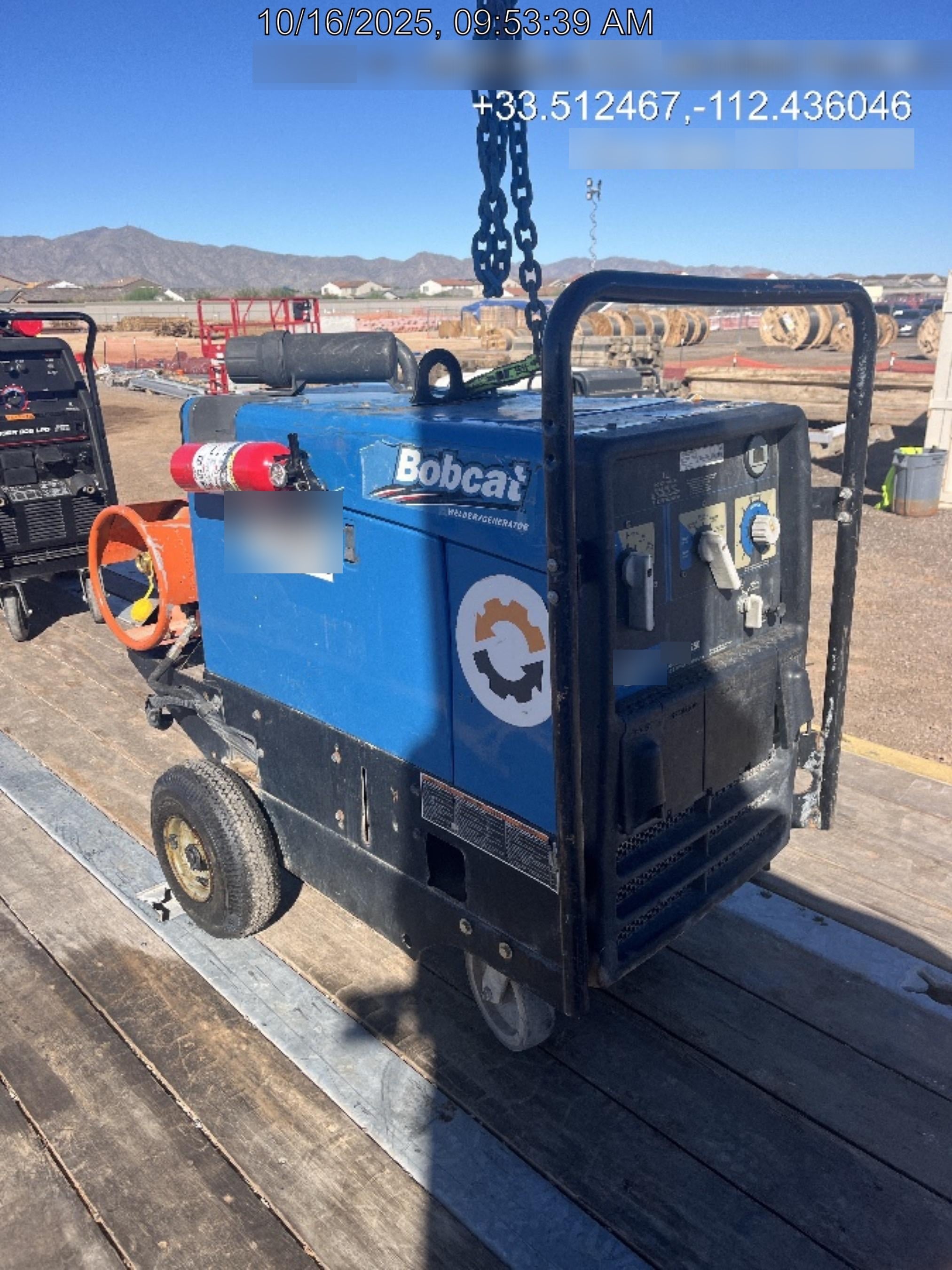 2019 Miller Electric BOBCAT 250 LP/Propane, Running Gear, Tank Bracket, Hose