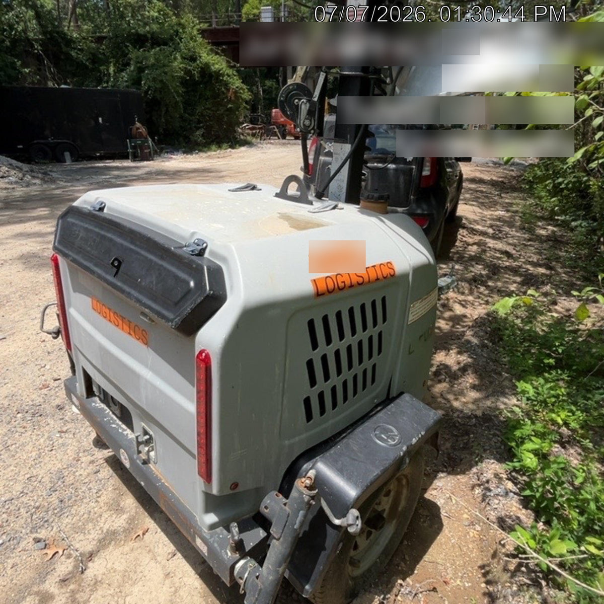 2019 Wacker Neuson LTV6L-MH Wacker Neuson LTV6L Mobile Light Tower w/Fuel Level Sensor Installed
