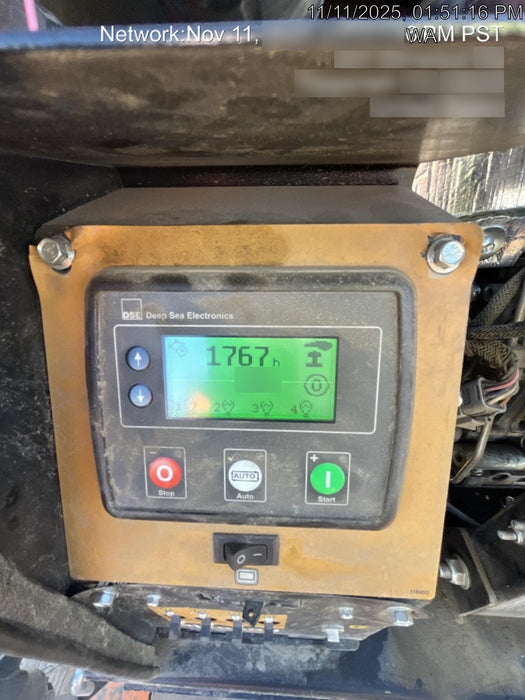 2022 Allmand NLV3GR (4) LED Light Fixture 350W, 23' Vertical Mast, 3kW Prime, Towable, Deep Sea L401, Leveling Jacks, Yanmar T4F 5.8hp