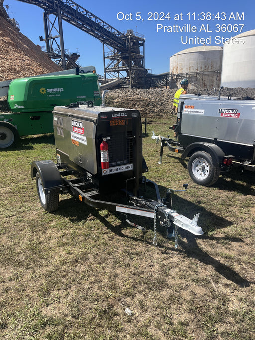 2024 Lincoln Electric LE400 Kubota V1505, Trlr, Cable Rack, Light Kit, ES Decals, T3