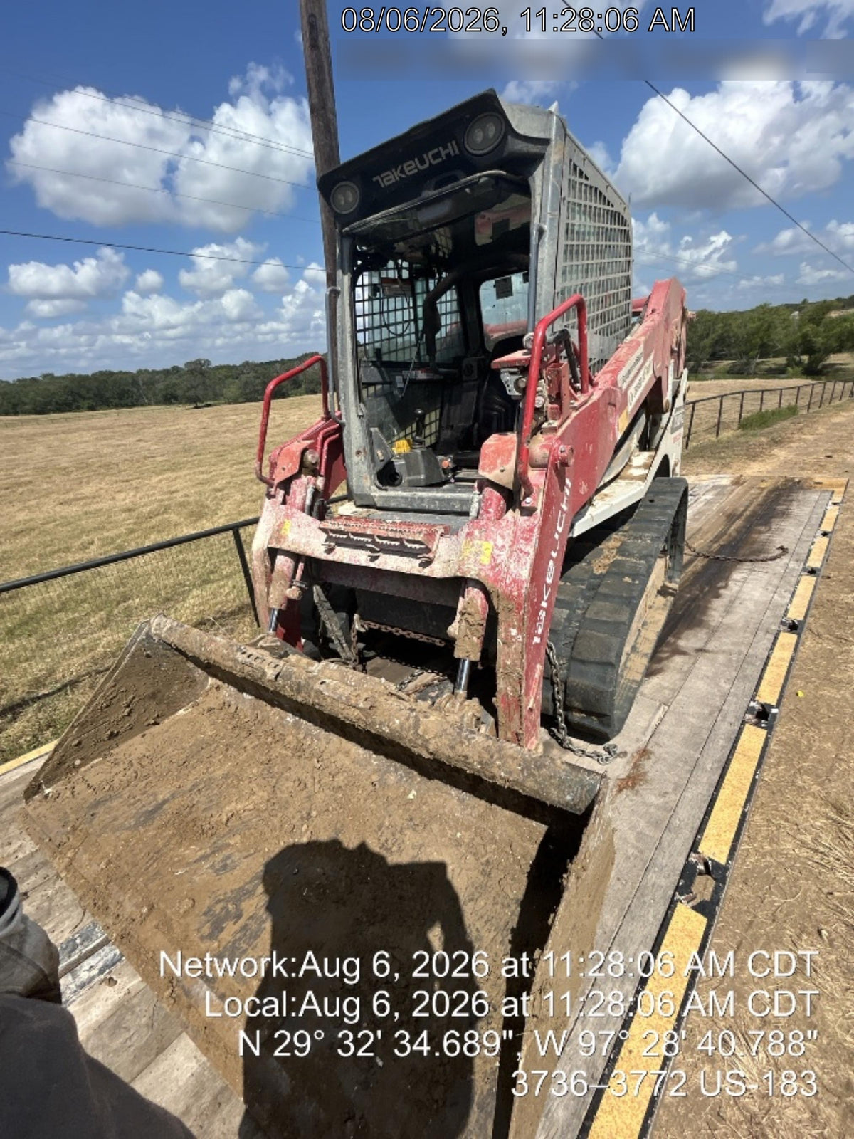 2019 Takeuchi TL10V2-CR Cab/Heat/AC, Rubber Tracks, Backup Alarm, Front & rear working Lights, Auxiliary Hydraulics, 2 Speed Travel, Engine Monitoring System, Hydraulic universal quick hitch w/76" HD smooth dirt bucket with bolt-on edge, 20.3 cubic feet capacity, 48" Pallet forks and frame