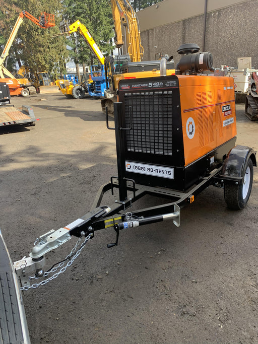 2021 Lincoln Electric Vantage 549X Ready Pak 3, ORANGE (includes trailer, cable rack, fender light kit)