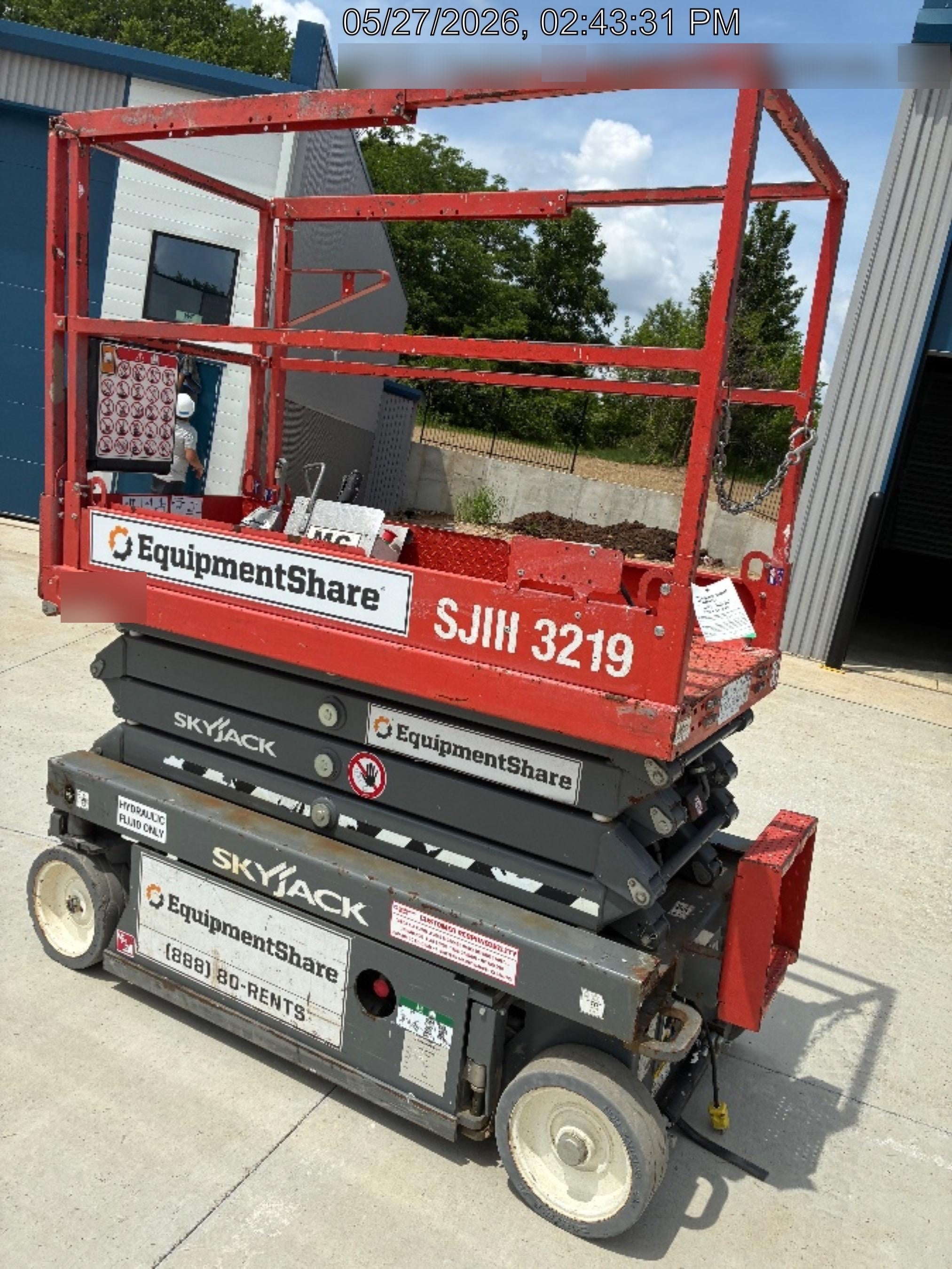 2019 Skyjack SJIII-3219 Standard w/Trojan Batteries