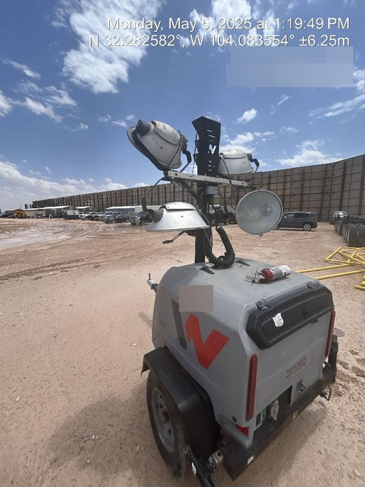 2019 Wacker Neuson LTV6L-MH Wacker Neuson LTV6L Mobile Light Tower w/Fuel Level Sensor Installed