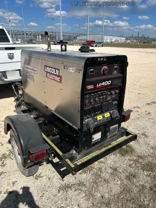 2024 Lincoln Electric LE400 Kubota V1505, Trlr, Cable Rack, Light Kit, ES Decals, T3