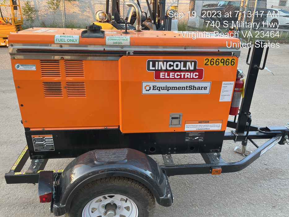 2022 Lincoln Electric LE400 Kubota V1505, Trlr, Cable Rack, Light Kit, ES Decals, T3