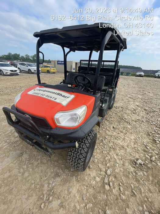 2022 Kubota RTV-X1140W-H Plastic Canopy, Windshield Acrylic Clear, LED Strobe Light, Wire Harness Kit, Back up Alarm