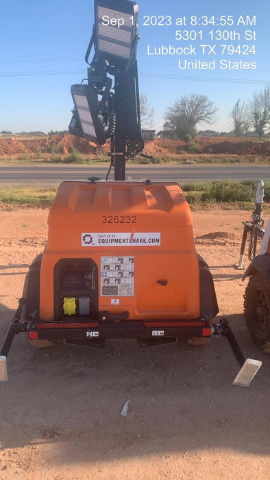 2023 Generac MLT2 Diesel, Flex Switch 120V Input, Powerzone Controller, (4) 320W LED Lights, 4kW Generator, 39.9 Gal Fuel Tank, 2" Ball, T3