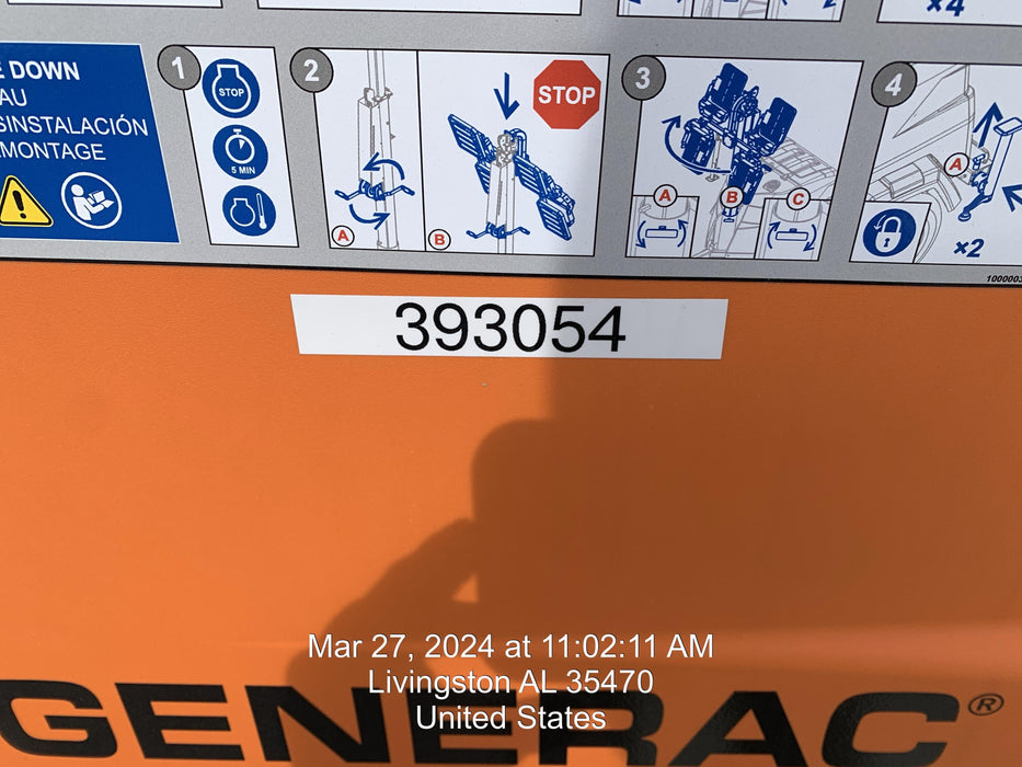 2024 Generac MLT2 Diesel, Flex Switch 120V Input, Powerzone Controller, 
(4) 320W LED Lights, 4kW Generator, 39.9 Gal Fuel Tank, 2" Ball, T3