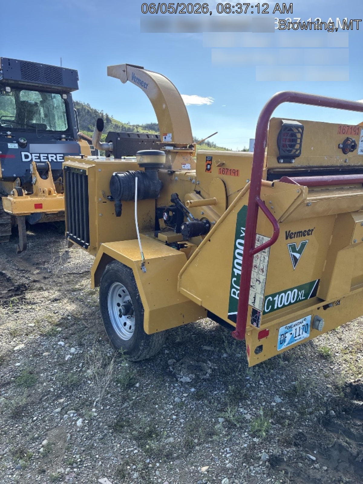2021 VERMEER BC1000XL Diesel