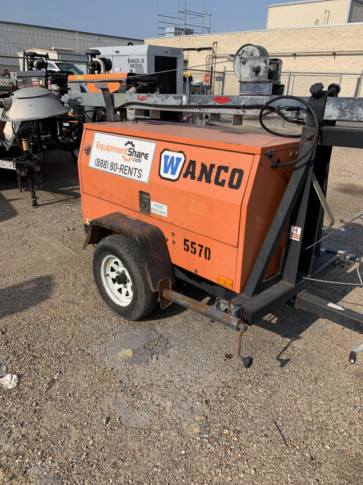 Wanco WLT-4M WANCO WLT-4M 6 kW Towable Light Generator