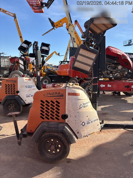 2023 Generac MLT2 Diesel, Flex Switch 120V Input, Powerzone Controller, (4) 320W LED Lights, 4kW Generator, 39.9 Gal Fuel Tank, 2" Ball, T3
