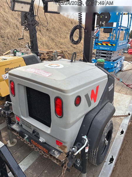 2024 Wacker Neuson LTT4 Diesel, Kohler KDW702, Deep Sea Controller, Auto Start, LED 320W, Bypass Outlet, T3