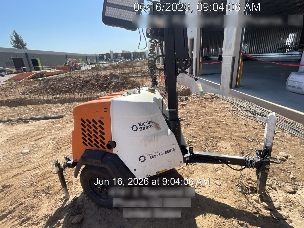 2024 Generac MLT2 Diesel, Flex Switch 120V Input, Powerzone Controller, 
(4) 320W LED Lights, 4kW Generator, 39.9 Gal Fuel Tank, 2" Ball, T3