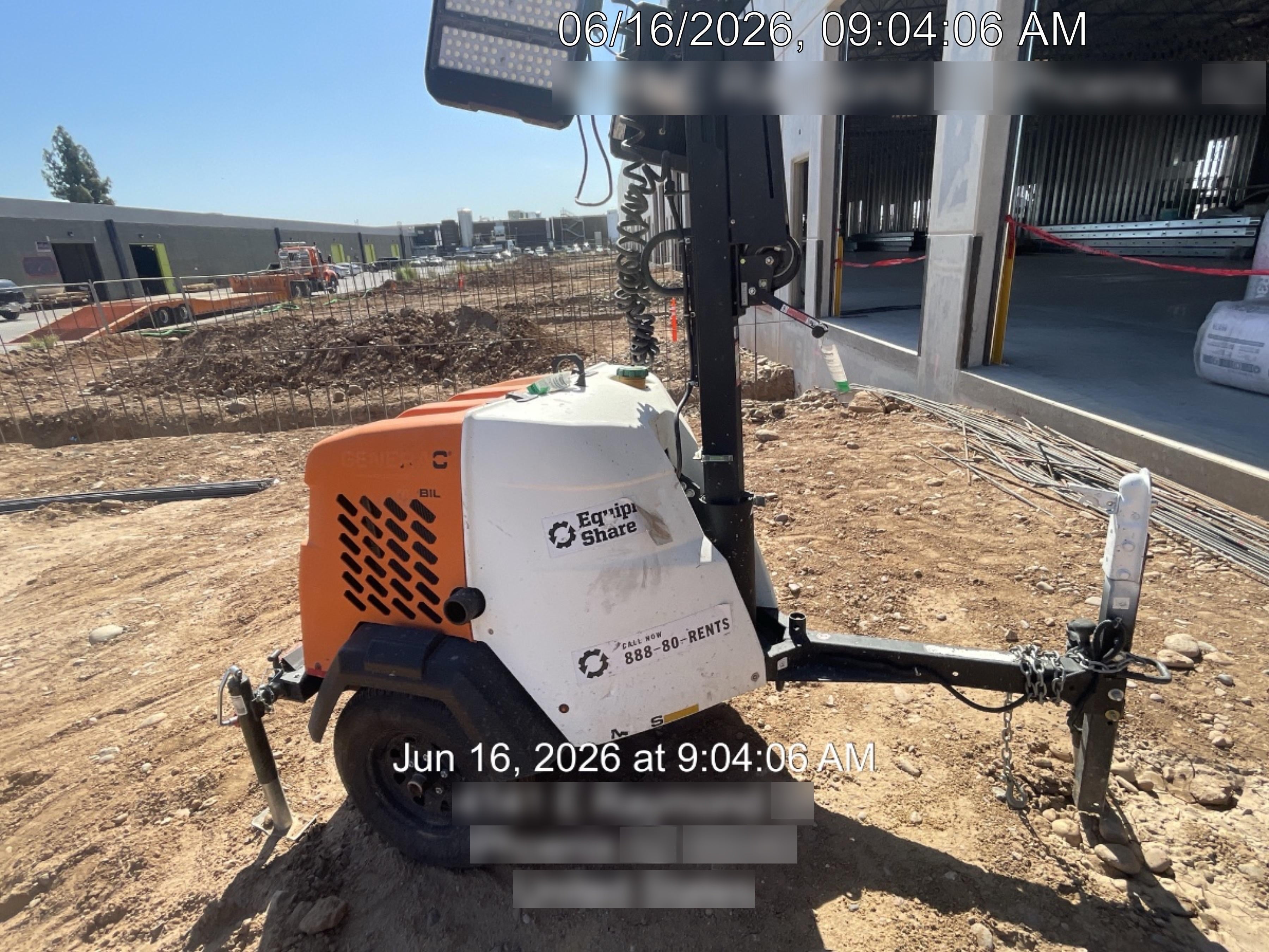 2024 Generac MLT2 Diesel, Flex Switch 120V Input, Powerzone Controller, 
(4) 320W LED Lights, 4kW Generator, 39.9 Gal Fuel Tank, 2" Ball, T3