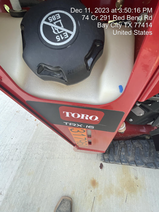 2023 TORO TRX-16