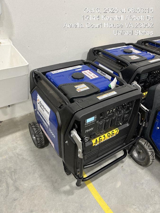 2024 Powerhouse POWERHOUSE7500I Powerhorse Inverter Generator, 7,500 Surge Watts, 6,500 Rated Watts, Electric Start, Gasoline, 6.6 Gal Capacity, Part # 74006