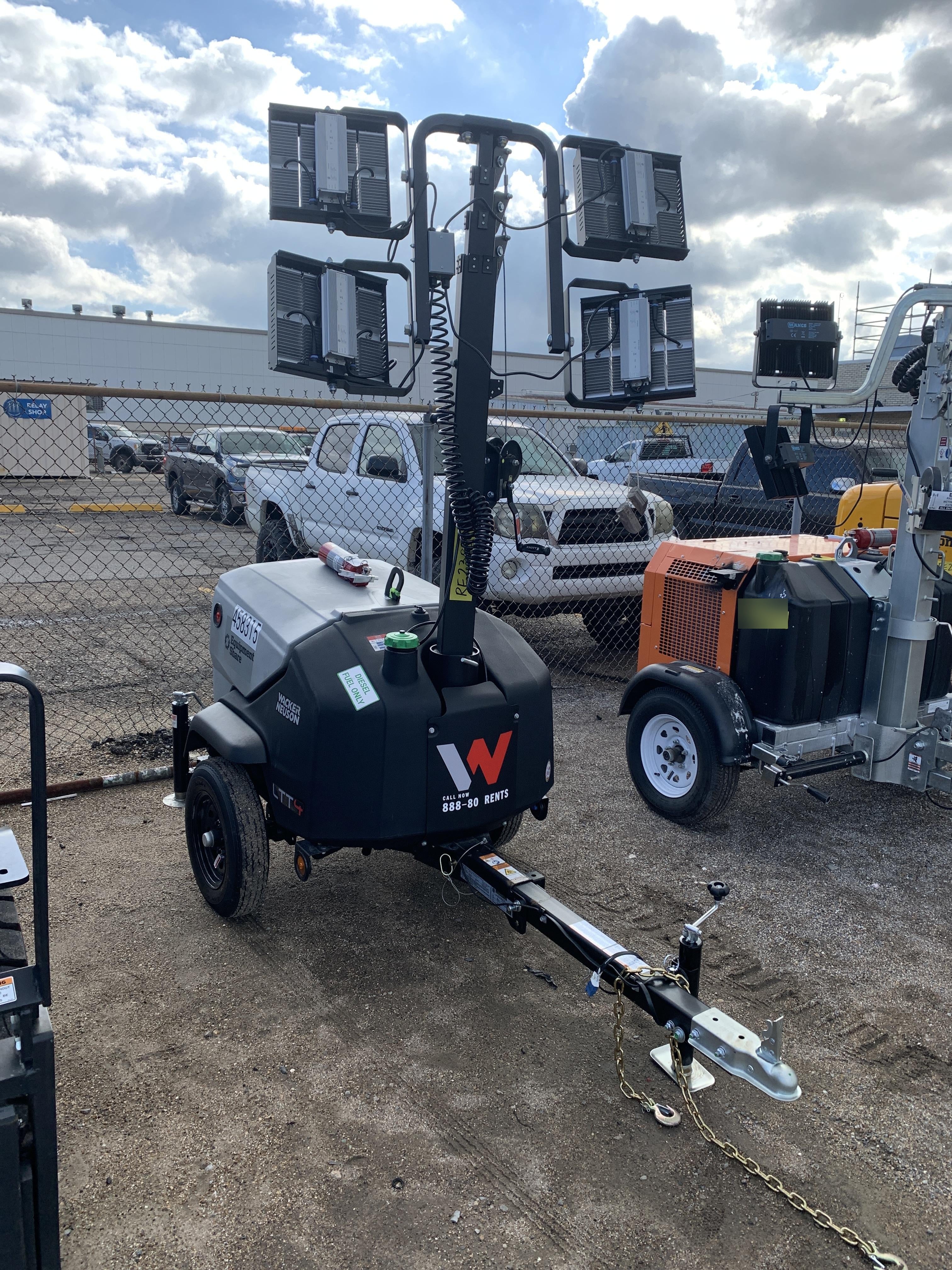 2024 Wacker Neuson LTT4 Diesel, Kohler KDW702, Deep Sea Controller, Auto Start, LED 320W, Bypass Outlet, T3