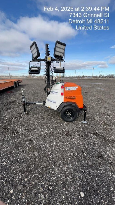 2024 Generac MLT2 Diesel, Flex Switch 120V Input, Powerzone Controller, 
(4) 320W LED Lights, 4kW Generator, 39.9 Gal Fuel Tank, 2" Ball, T3