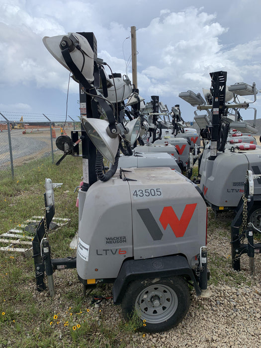 2019 Wacker Neuson LTV6L-MH Wacker Neuson LTV6L Mobile Light Tower w/Fuel Level Sensor Installed