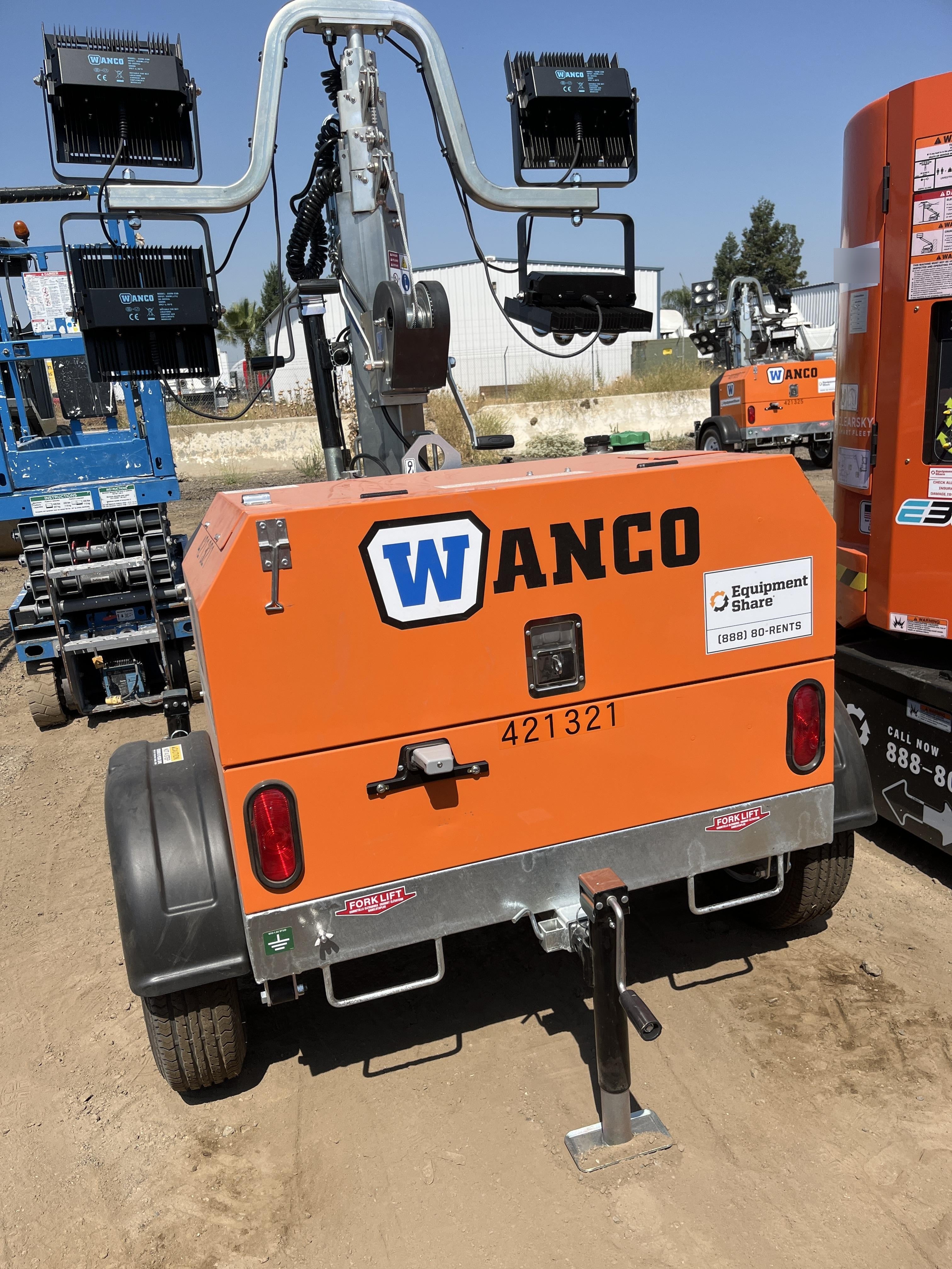 2024 Wanco WLTT-4MM4K Diesel, Deep Sea Controller, Shore Power Plug, Auto Start, (4) 350W LED Floodlights, 4kW Generator, 60 Gal Fuel Tank, 2" Ball, T3