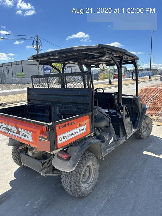 2022 Kubota RTV-X1140W-H Plastic Canopy, Windshield Acrylic Clear, LED Strobe Light, Wire Harness Kit, Back up Alarm