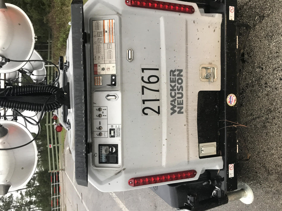 2019 Wacker Neuson LTV6L-MH Wacker Neuson LTV6L Mobile Light Tower w/Fuel Level Sensor Installed