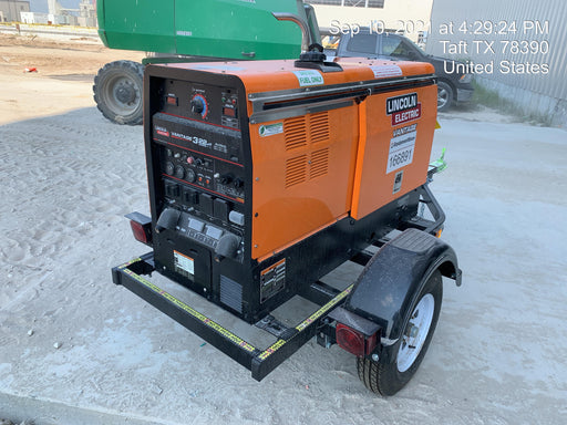 2021 Lincoln Electric Vantage 322 Vantage 322 Ready Pak 3 w/ Decals, ORANGE (includes trailer, cable rack, fender light kit) NO Telematics
