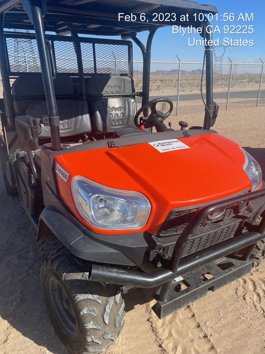 2022 Kubota RTV-X1140W-H Plastic Canopy, Windshield Acrylic Clear, LED Strobe Light, Wire Harness Kit, Back up Alarm