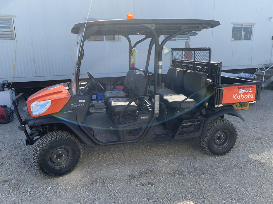 2021 Kubota RTV-X1140W-H Plastic Canopy, Windshield Acrylic Clear, LED Strobe Light, Wire Harness Kit, Back up Alarm